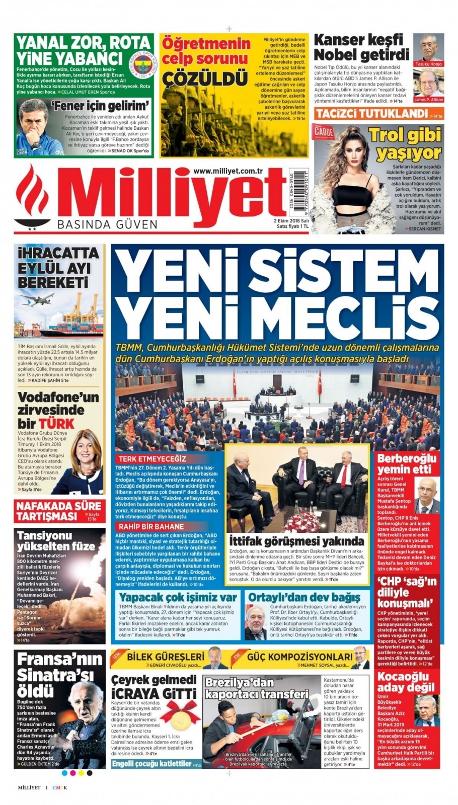 02 Ekim 2018 galeri manşetleri 4