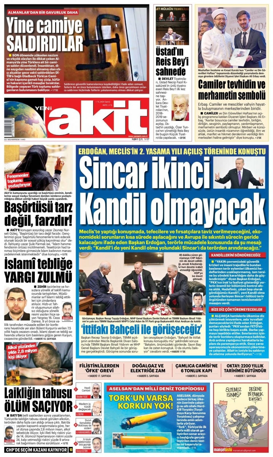 02 Ekim 2018 galeri manşetleri 6