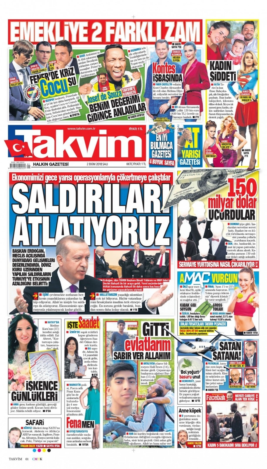 02 Ekim 2018 galeri manşetleri 8