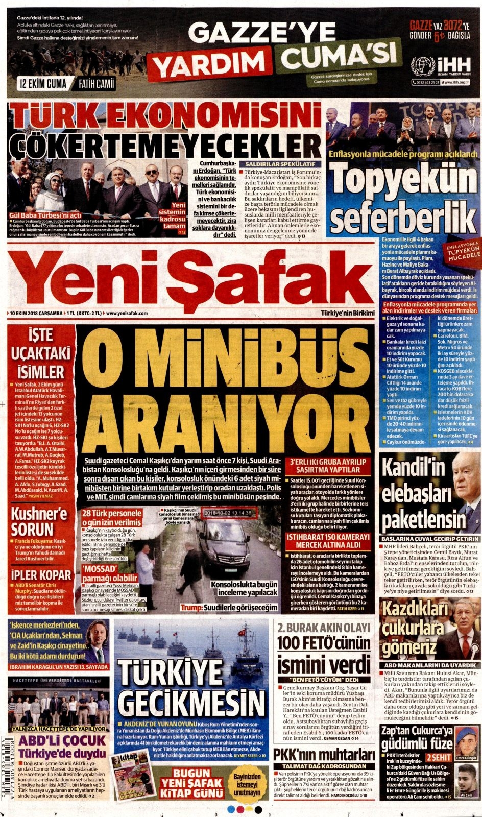 10 Ekim gazete manşetleri 10
