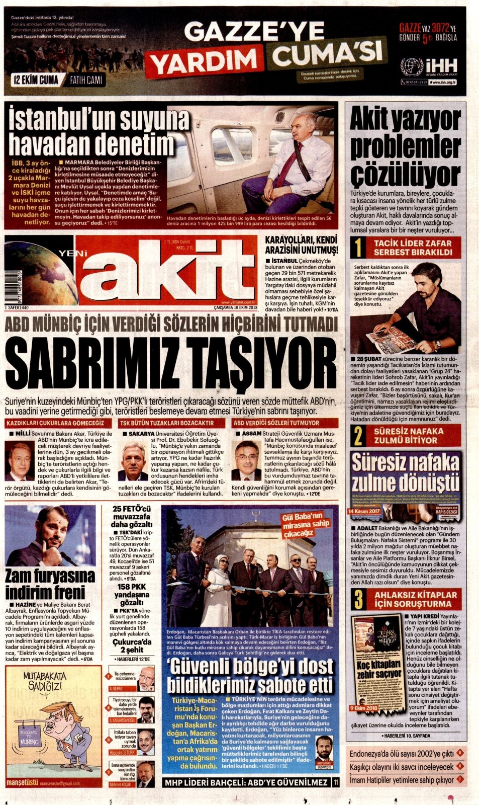 10 Ekim gazete manşetleri 11