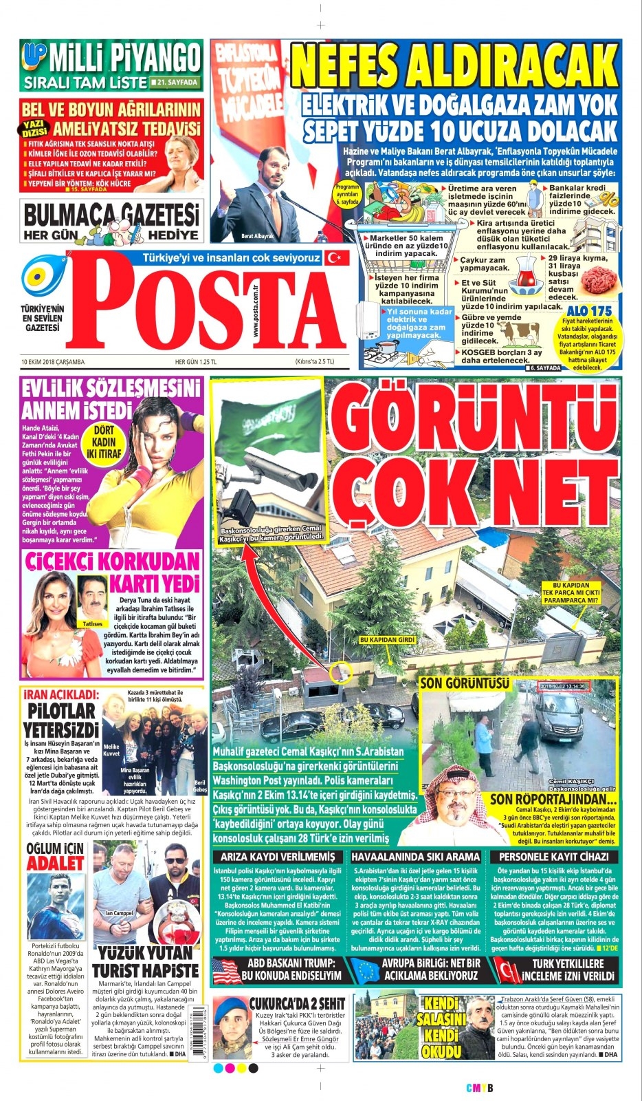 10 Ekim gazete manşetleri 12