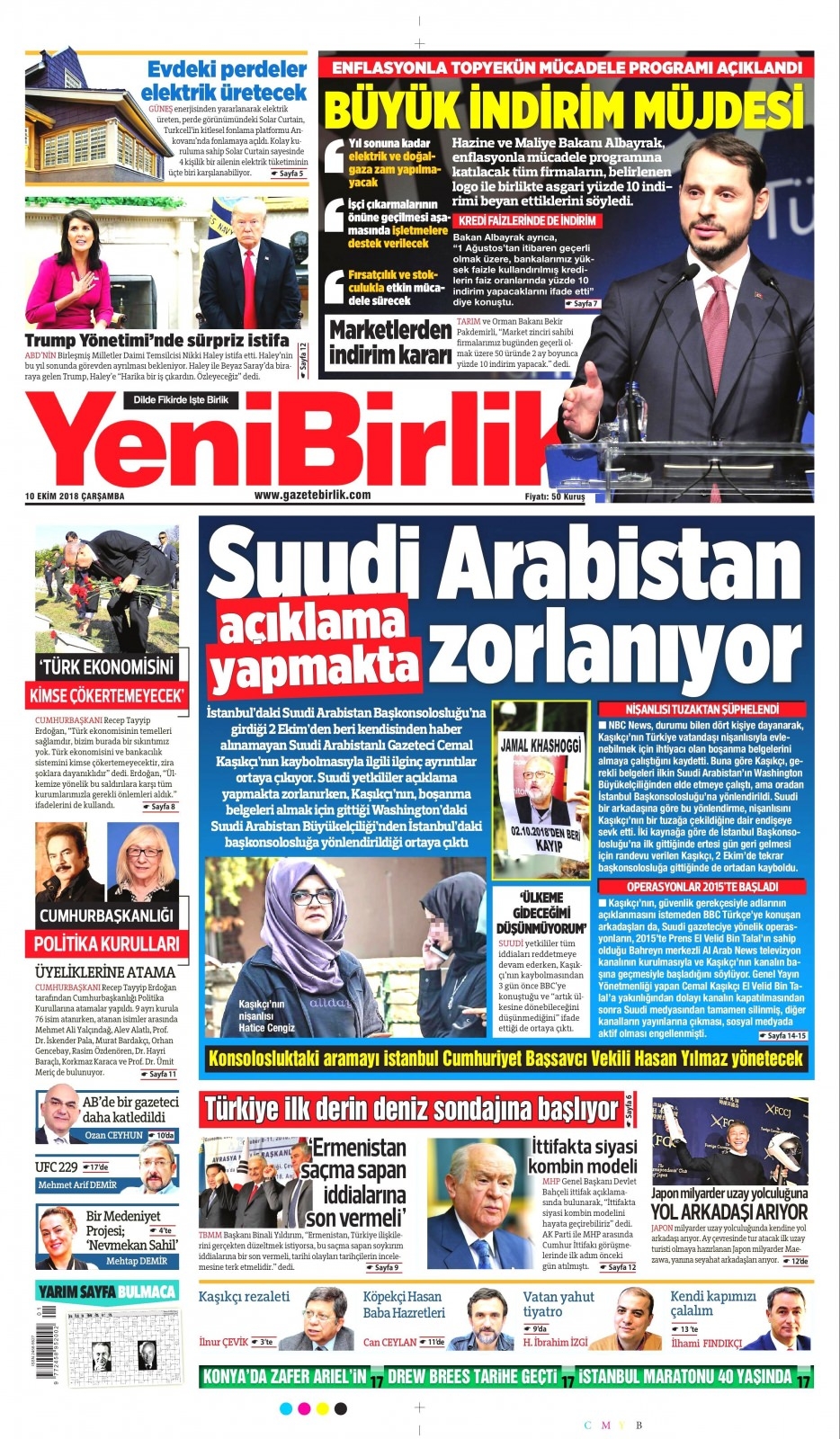 10 Ekim gazete manşetleri 14