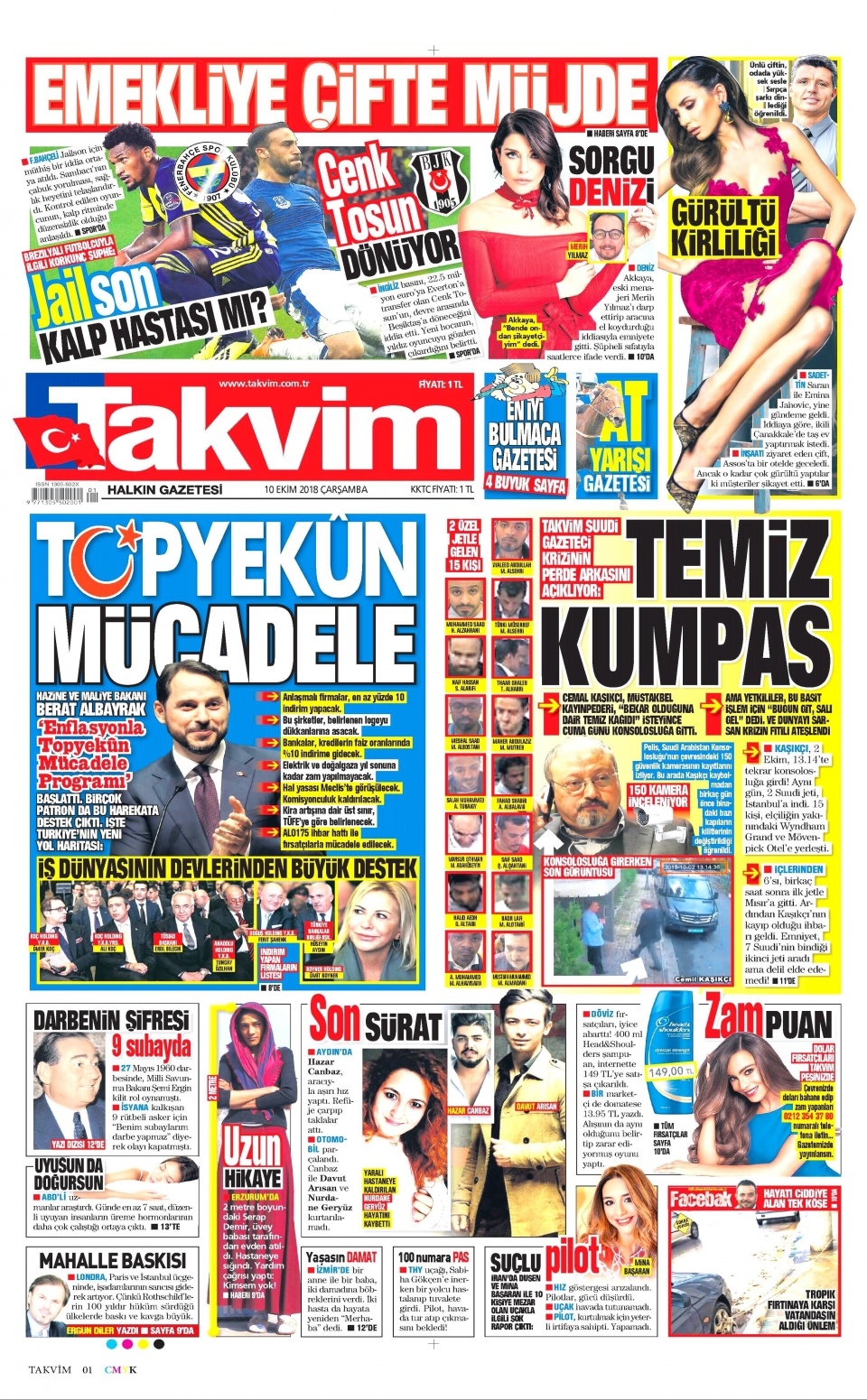 10 Ekim gazete manşetleri 7