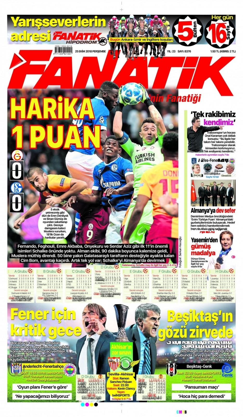 25 Ekim 2018 gazete manşetleri 17