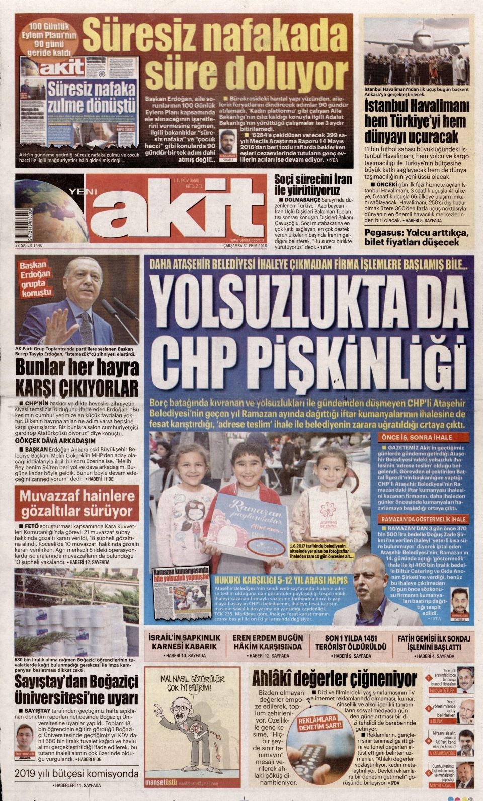 31 Ekim Gazete Manşetleri 11