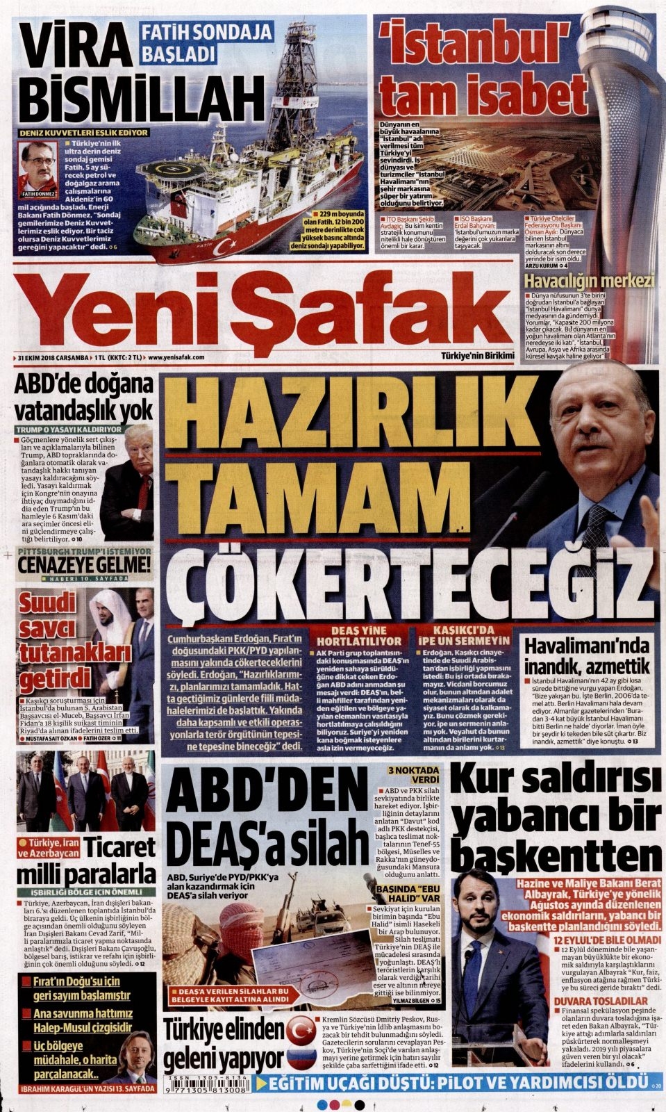 31 Ekim Gazete Manşetleri 5