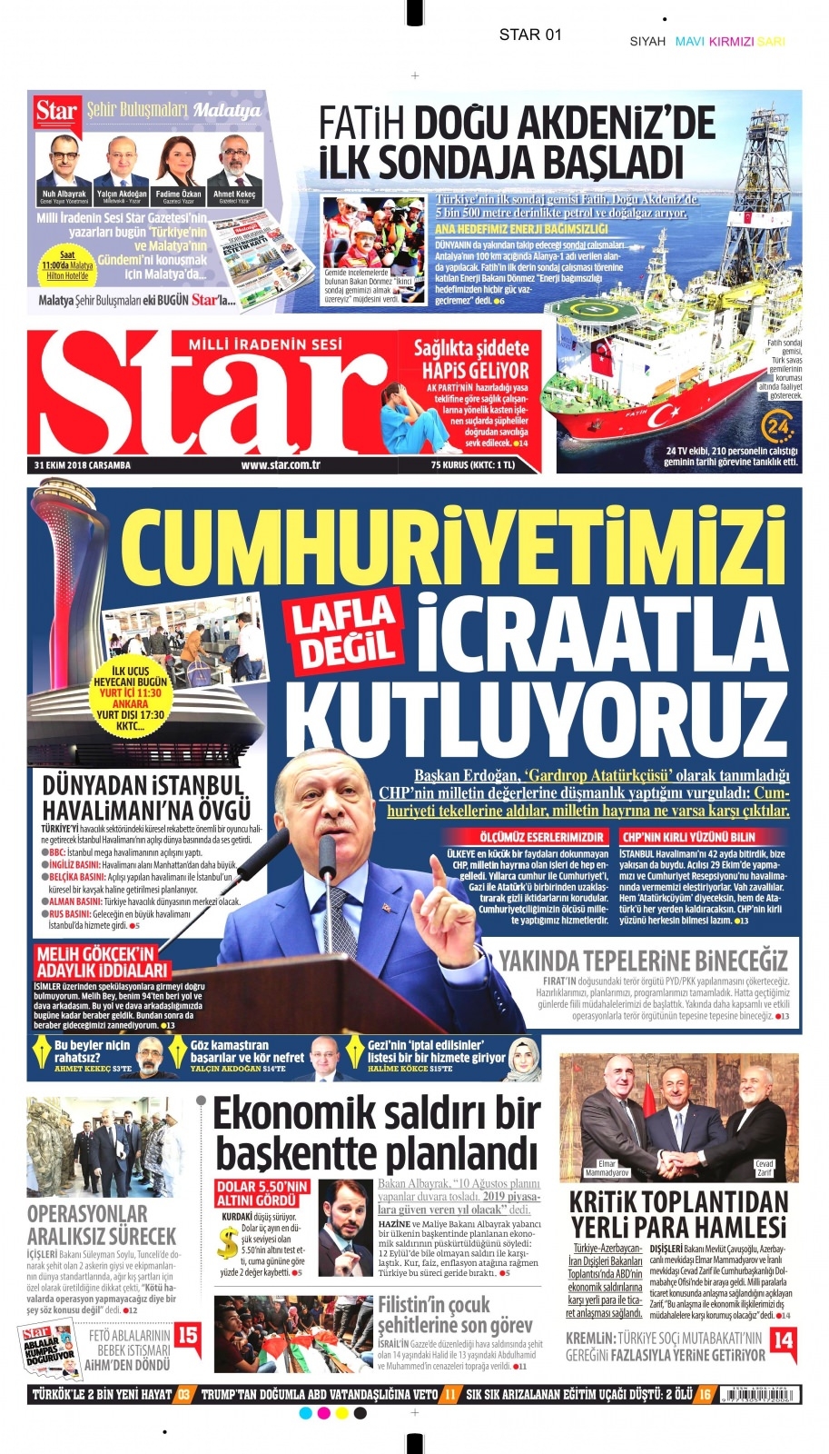 31 Ekim Gazete Manşetleri 8