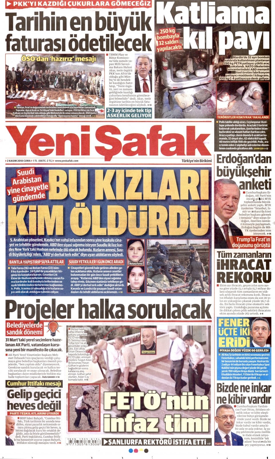 2 Kasım gazete manşetleri 11