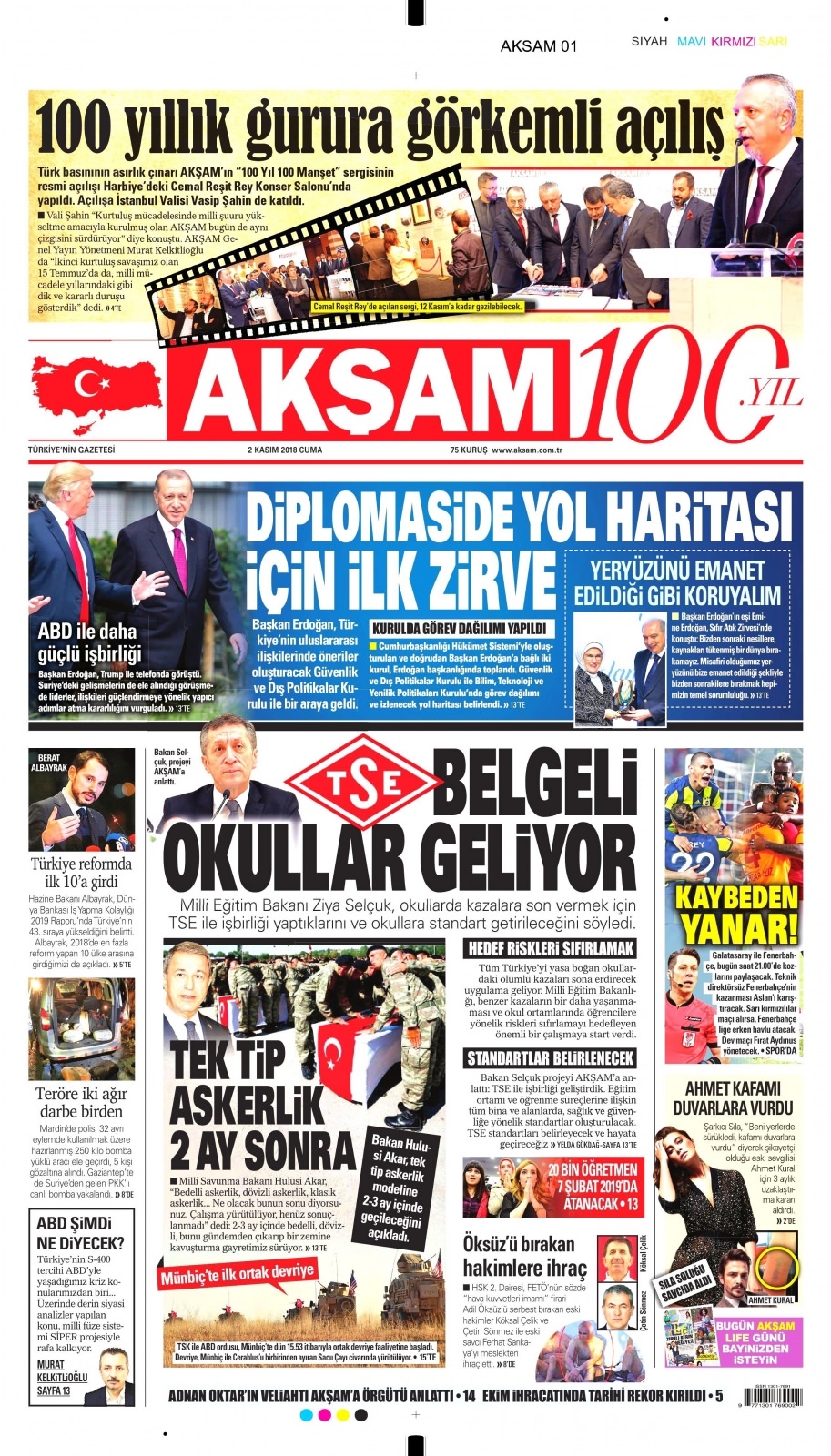 2 Kasım gazete manşetleri 5