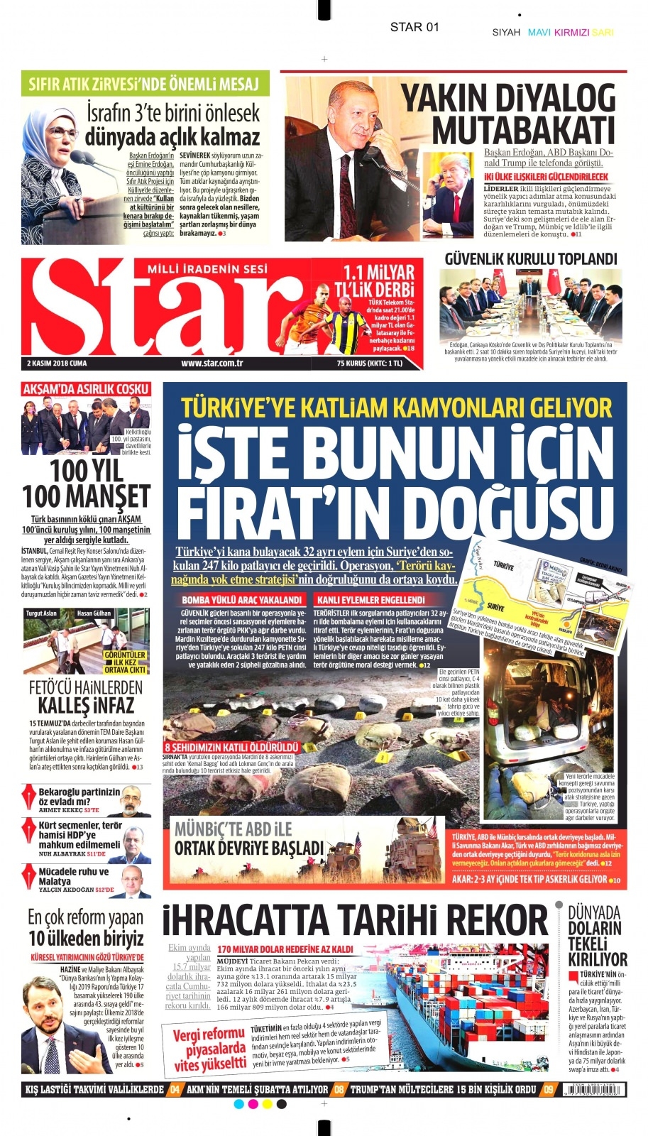 2 Kasım gazete manşetleri 6