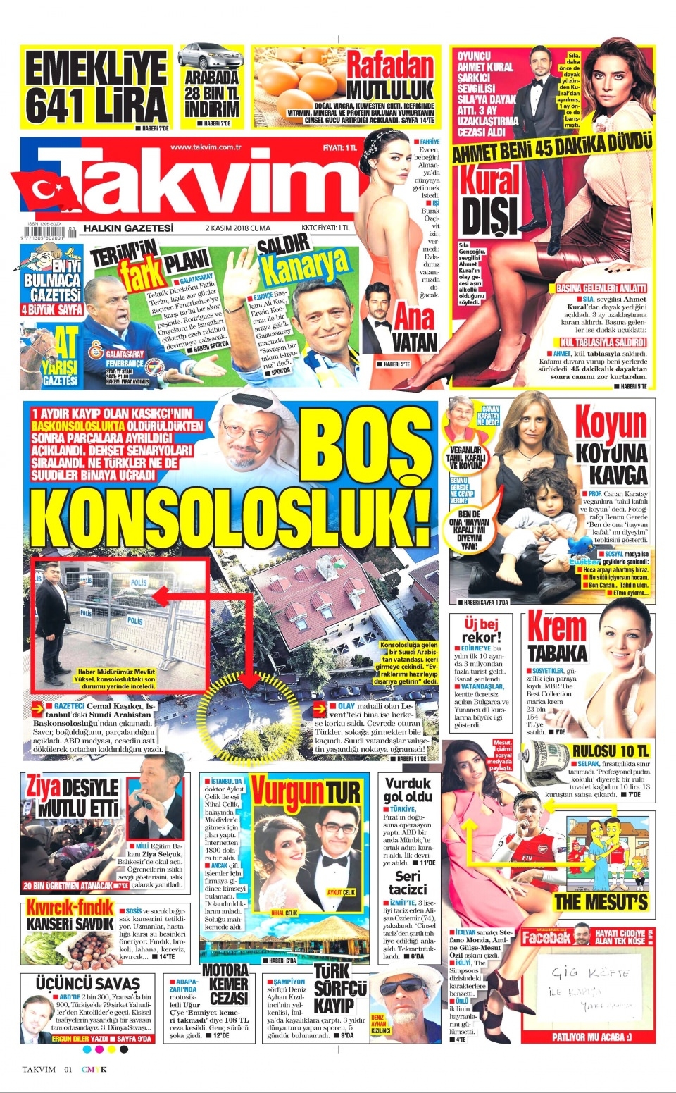 2 Kasım gazete manşetleri 9