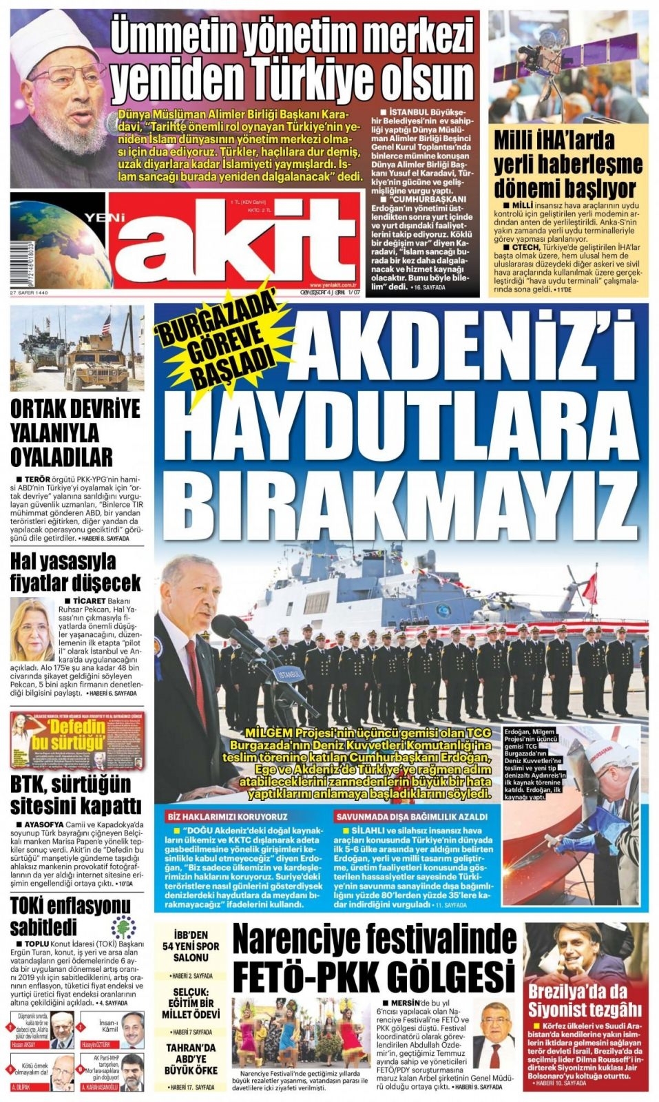 05 Kasım 2018 gazete manşetleri 10