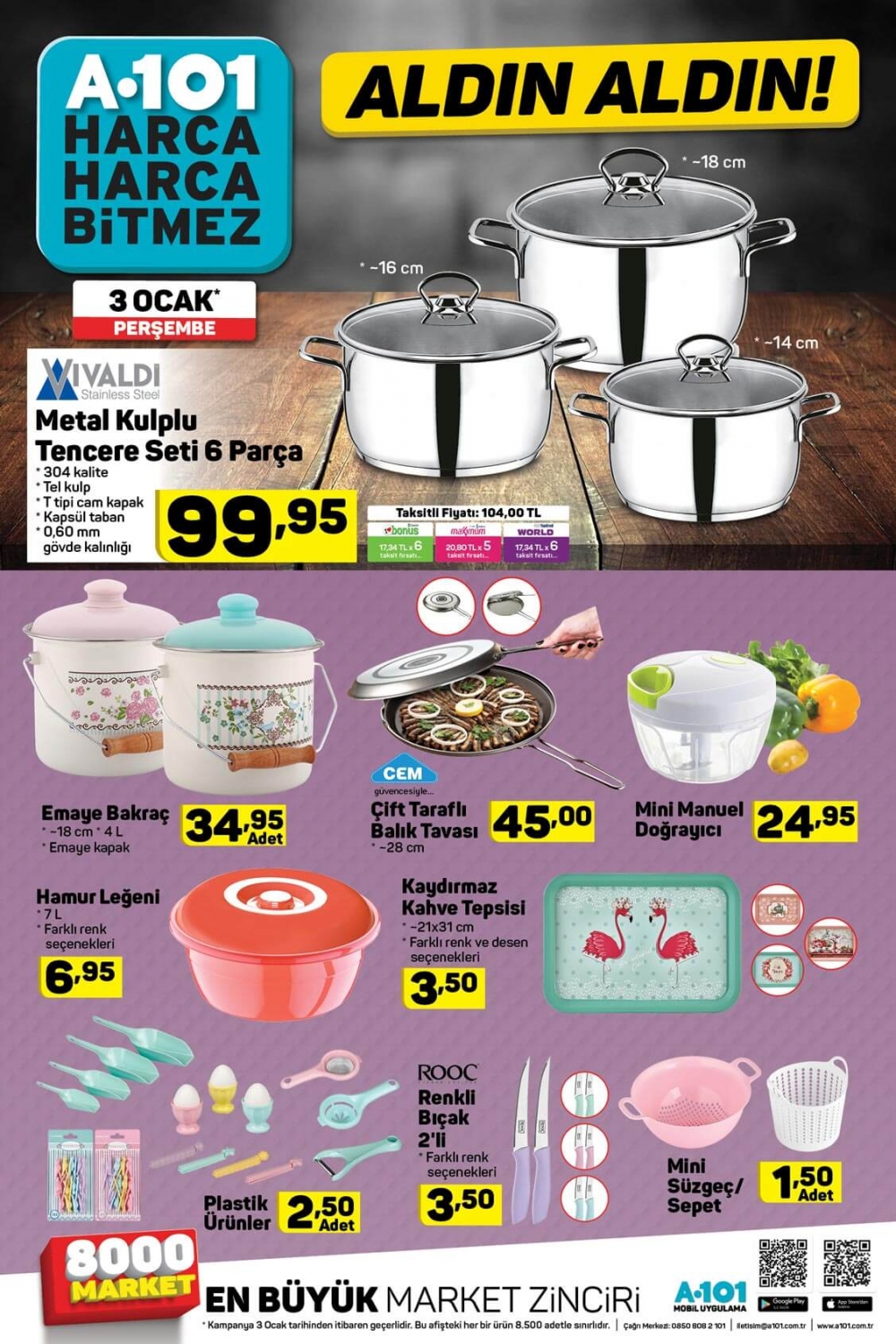 A101 Aktüel 3-10 Ocak 2019 Ürünler Kataloğu 4
