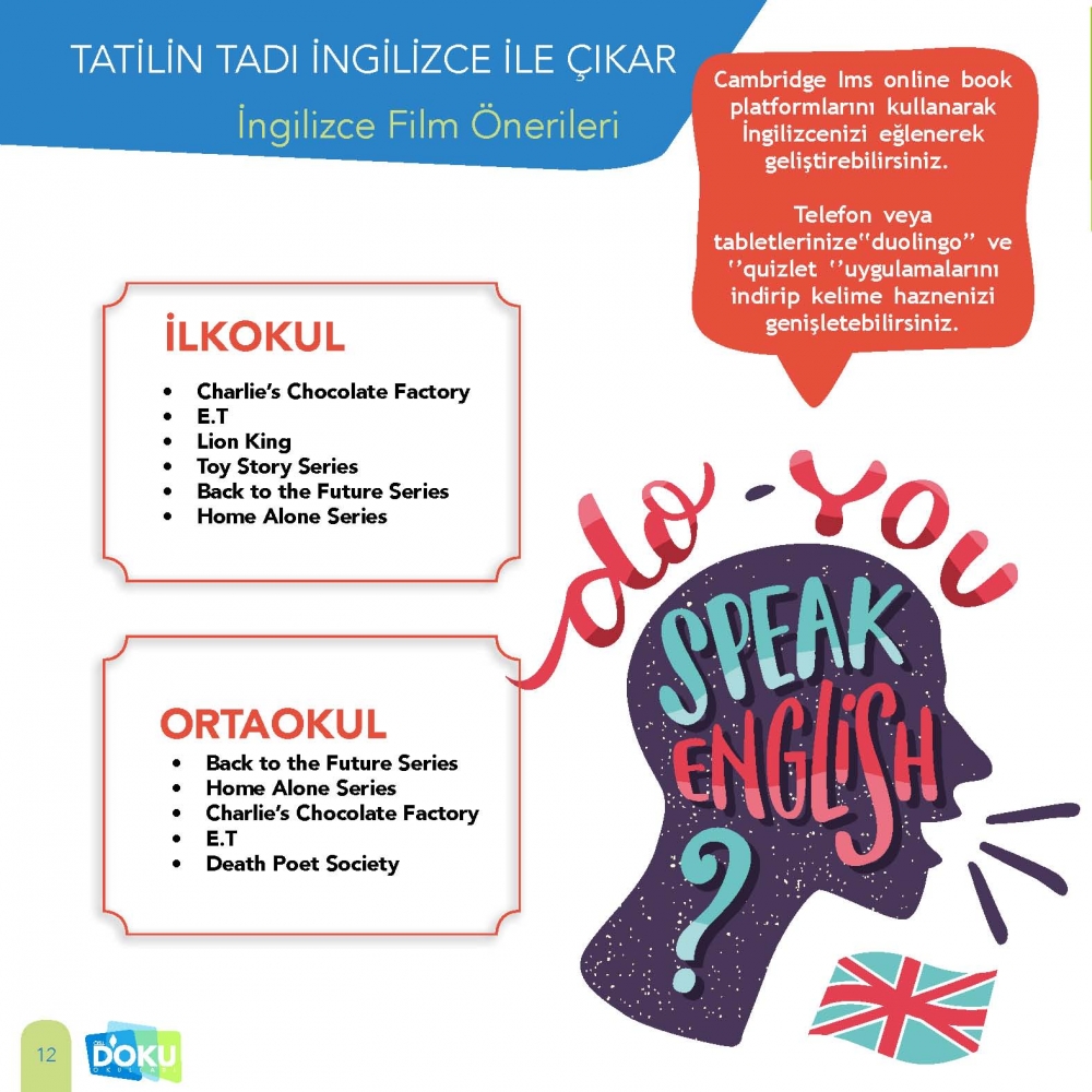 Doku Okulları 15 Tatil Etkinlik Rehberi 13