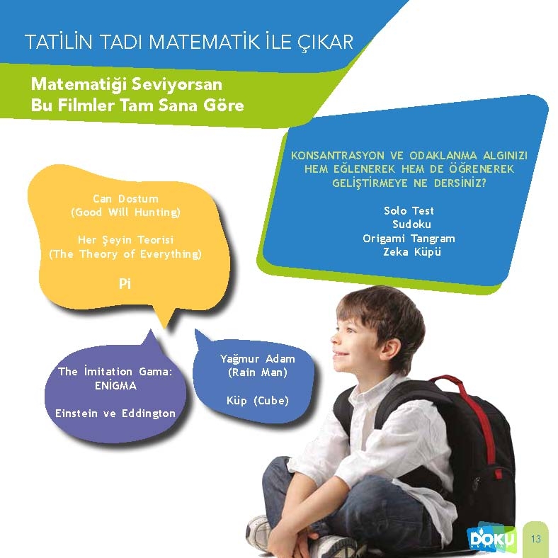 Doku Okulları 15 Tatil Etkinlik Rehberi 14