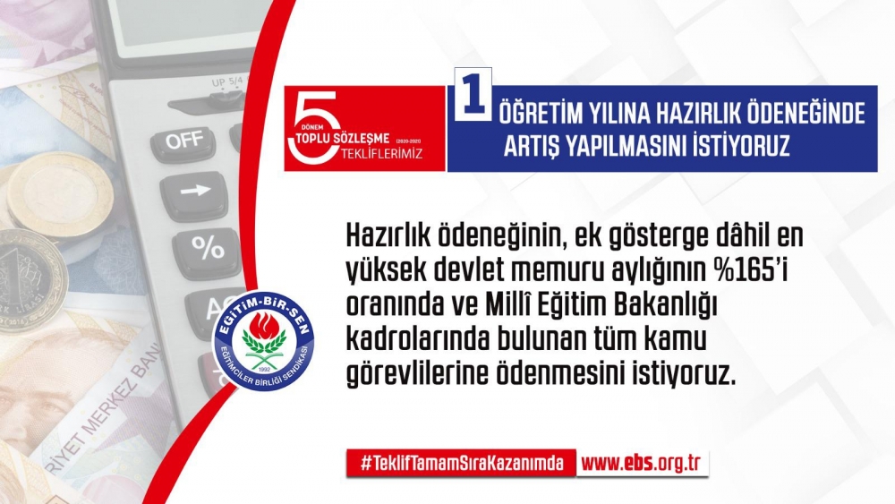 Eğitim Bir Sen'in Toplu Sözleşme Talepleri 2019 1