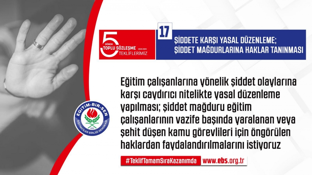 Eğitim Bir Sen'in Toplu Sözleşme Talepleri 2019 17