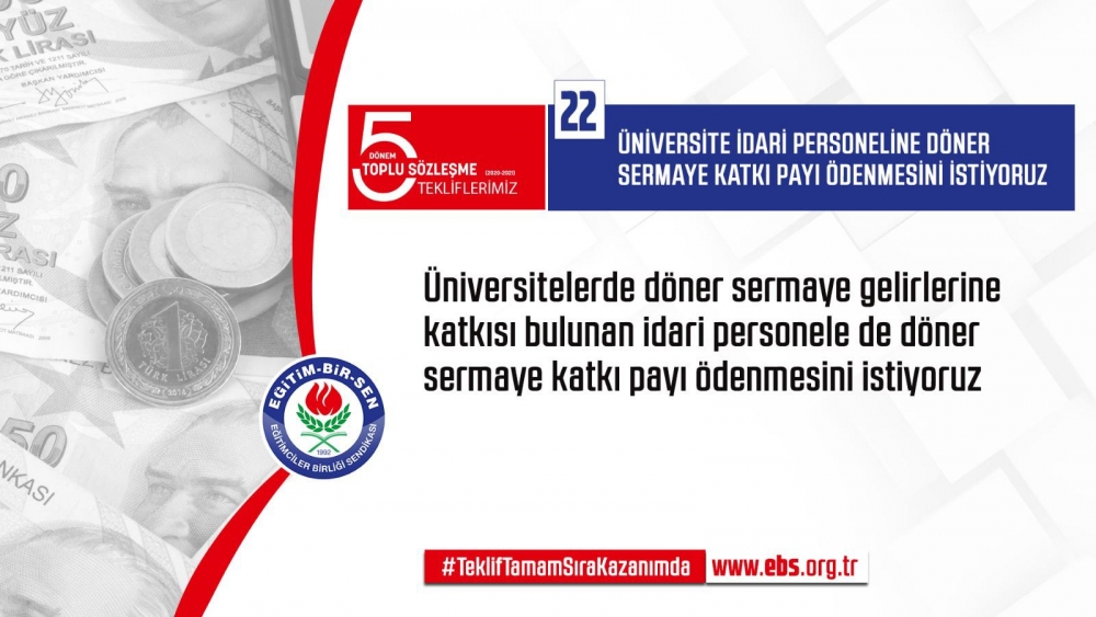 Eğitim Bir Sen'in Toplu Sözleşme Talepleri 2019 22