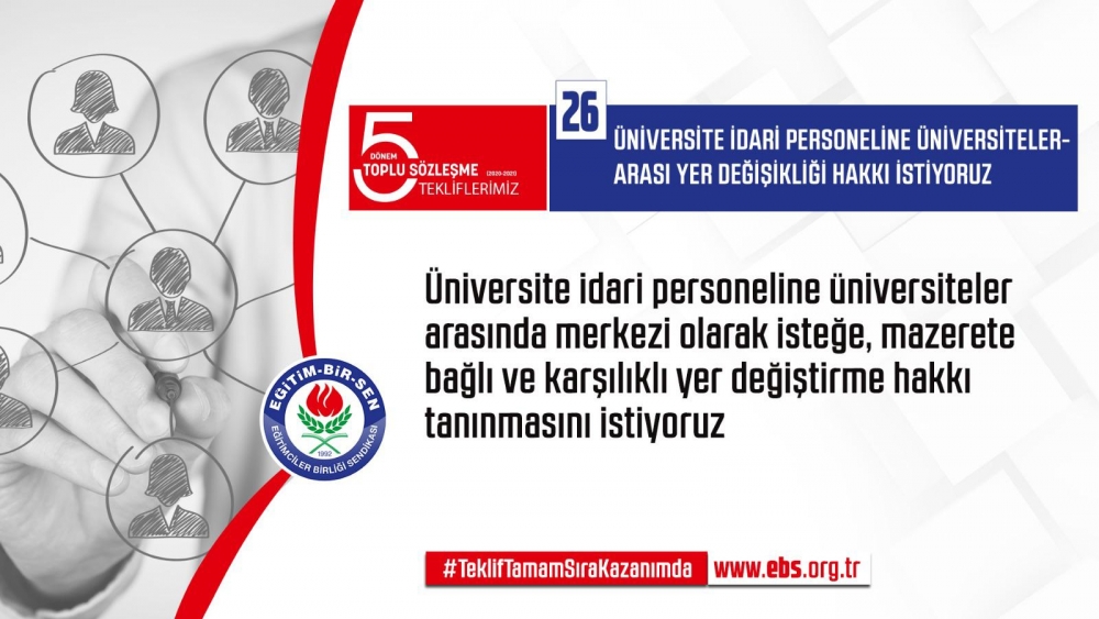 Eğitim Bir Sen'in Toplu Sözleşme Talepleri 2019 26