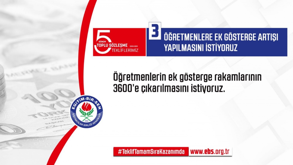 Eğitim Bir Sen'in Toplu Sözleşme Talepleri 2019 3