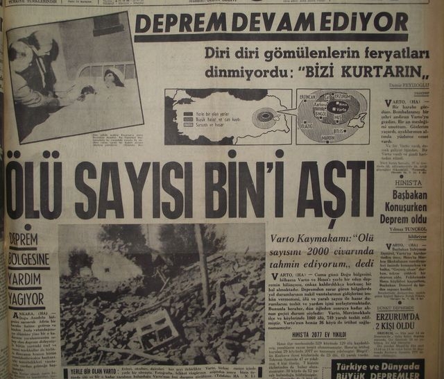 Türkiye'de son 100 yılda meydana gelen depremler 49