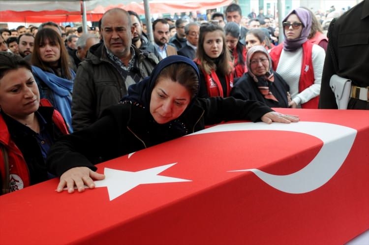 Türkiye İdlib şehitlerini uğurluyor 108