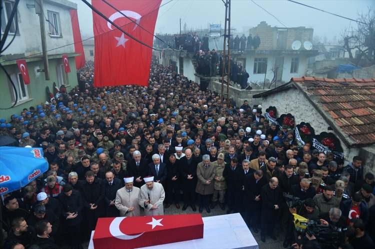 Türkiye İdlib şehitlerini uğurluyor 34