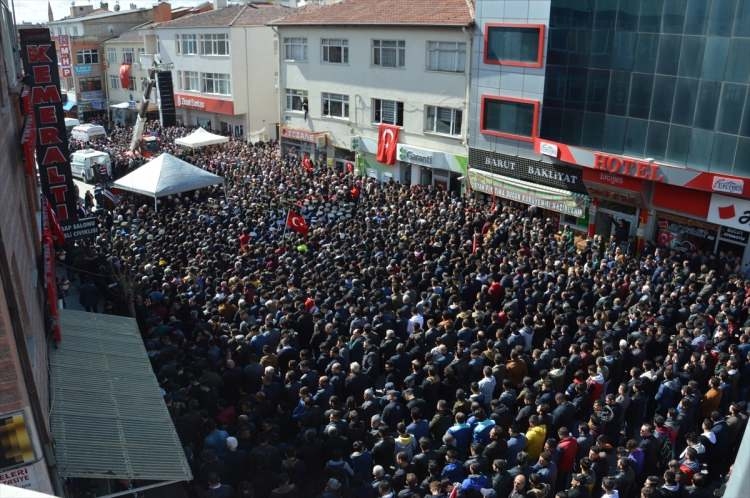 Türkiye İdlib şehitlerini uğurluyor 46