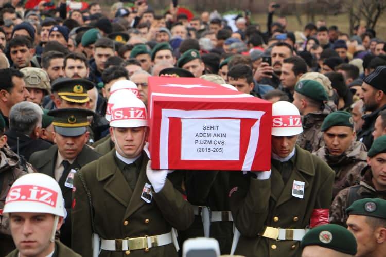 Türkiye İdlib şehitlerini uğurluyor 69