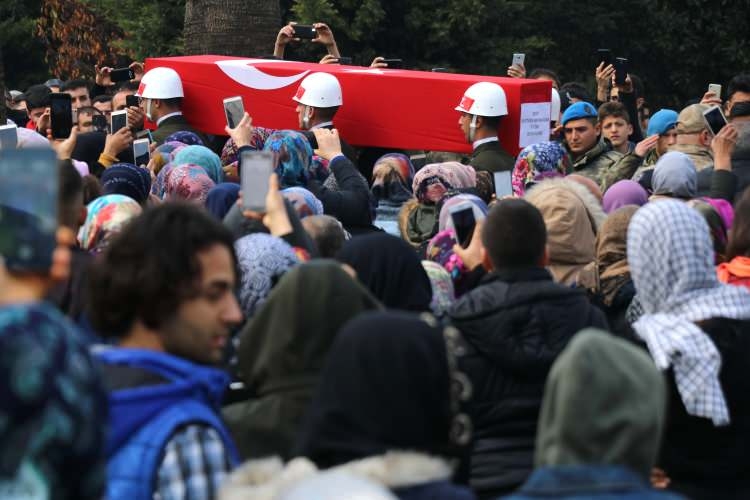 Türkiye İdlib şehitlerini uğurluyor 71