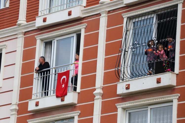 Türkiye İdlib şehitlerini uğurluyor 78