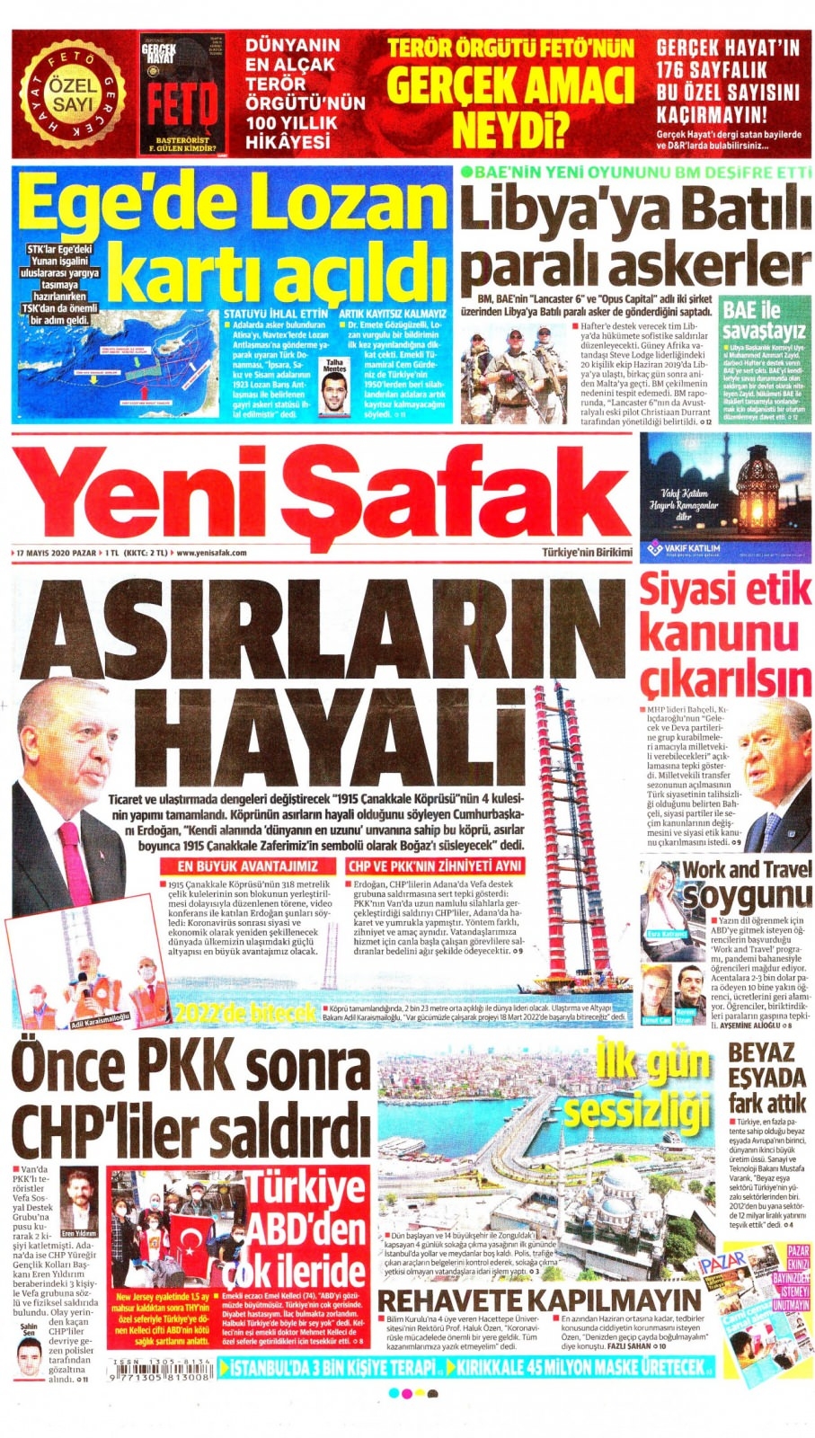17 Mayıs gazete manşetleri 3