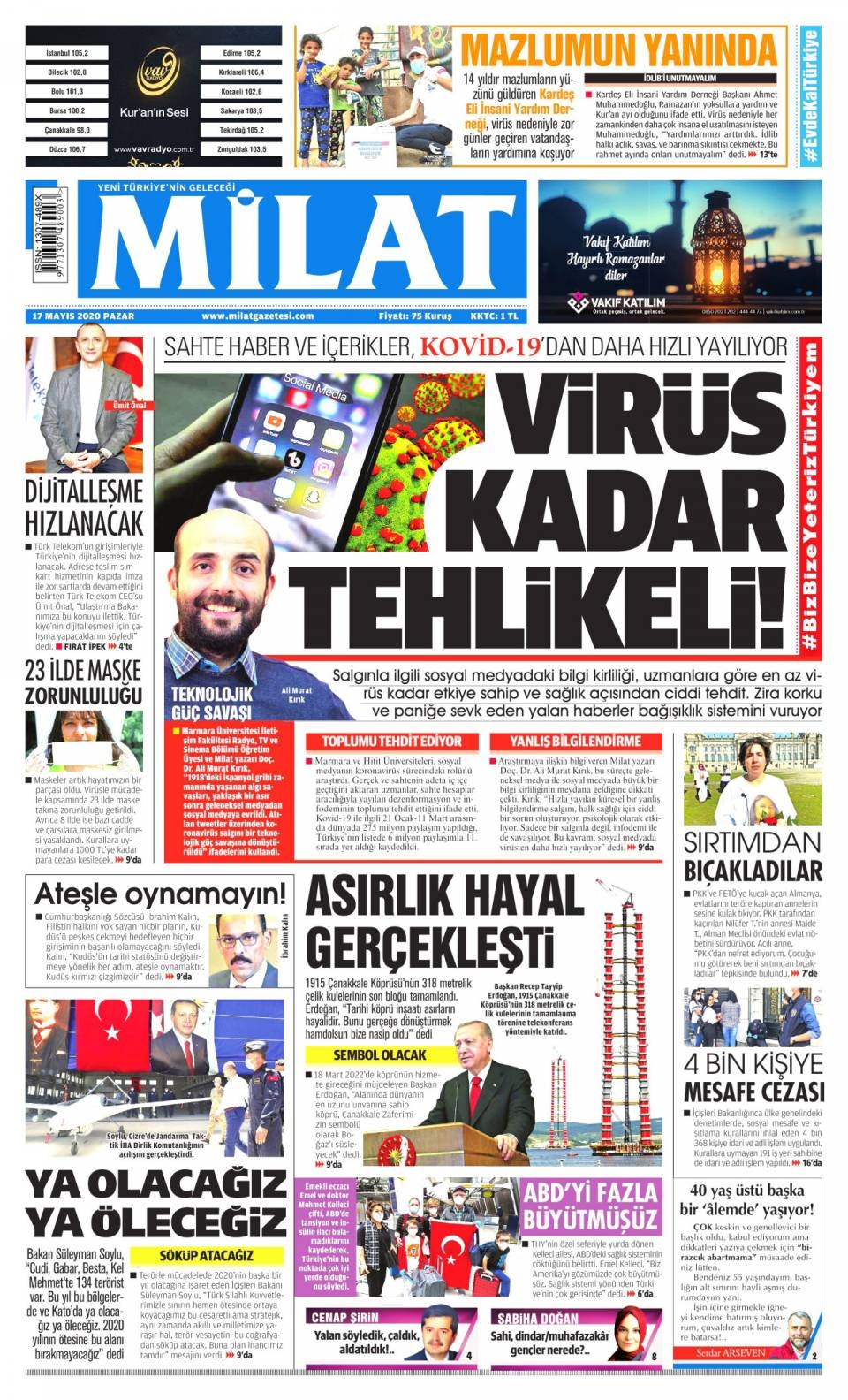 17 Mayıs gazete manşetleri 4