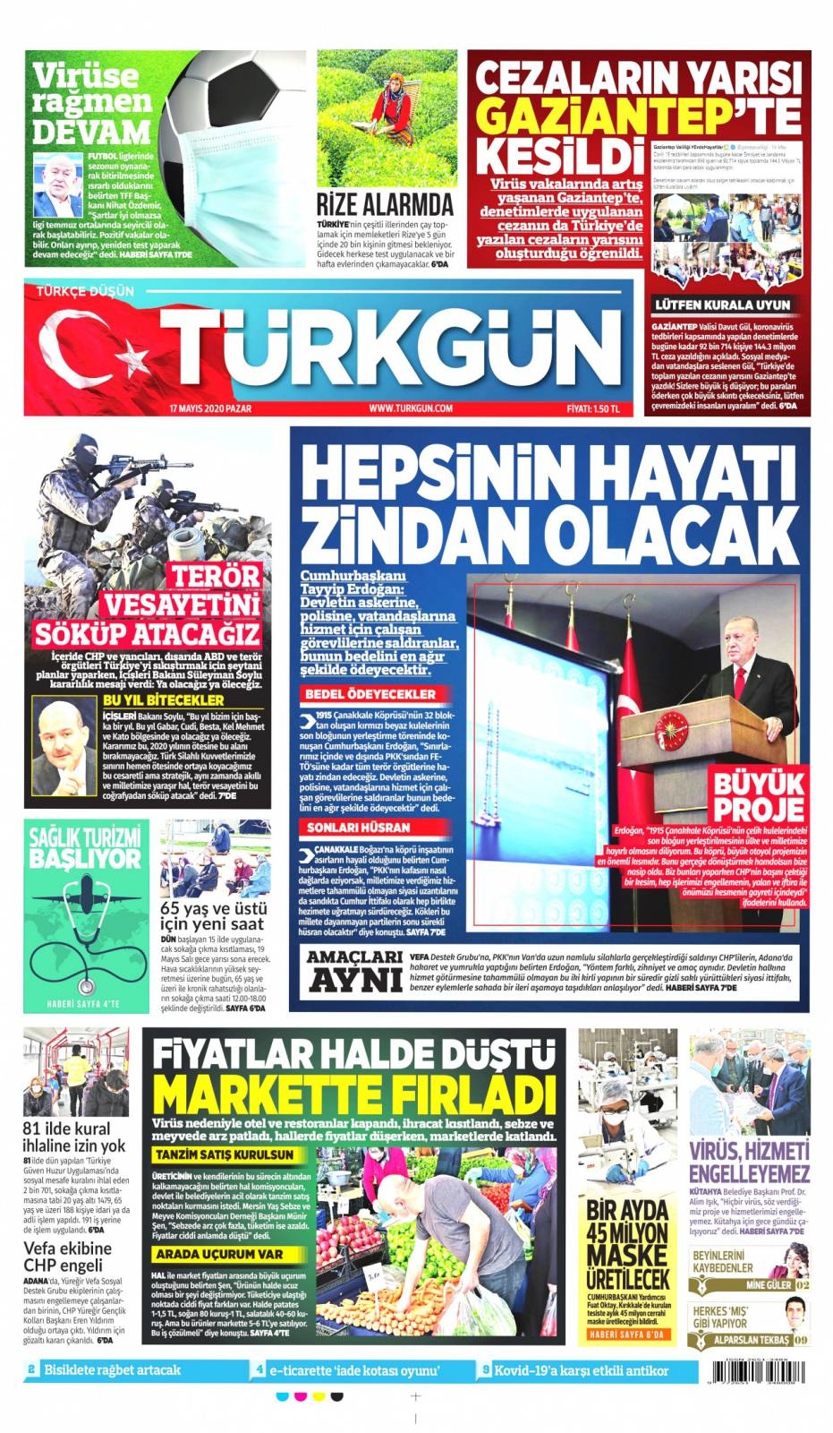 17 Mayıs gazete manşetleri 6