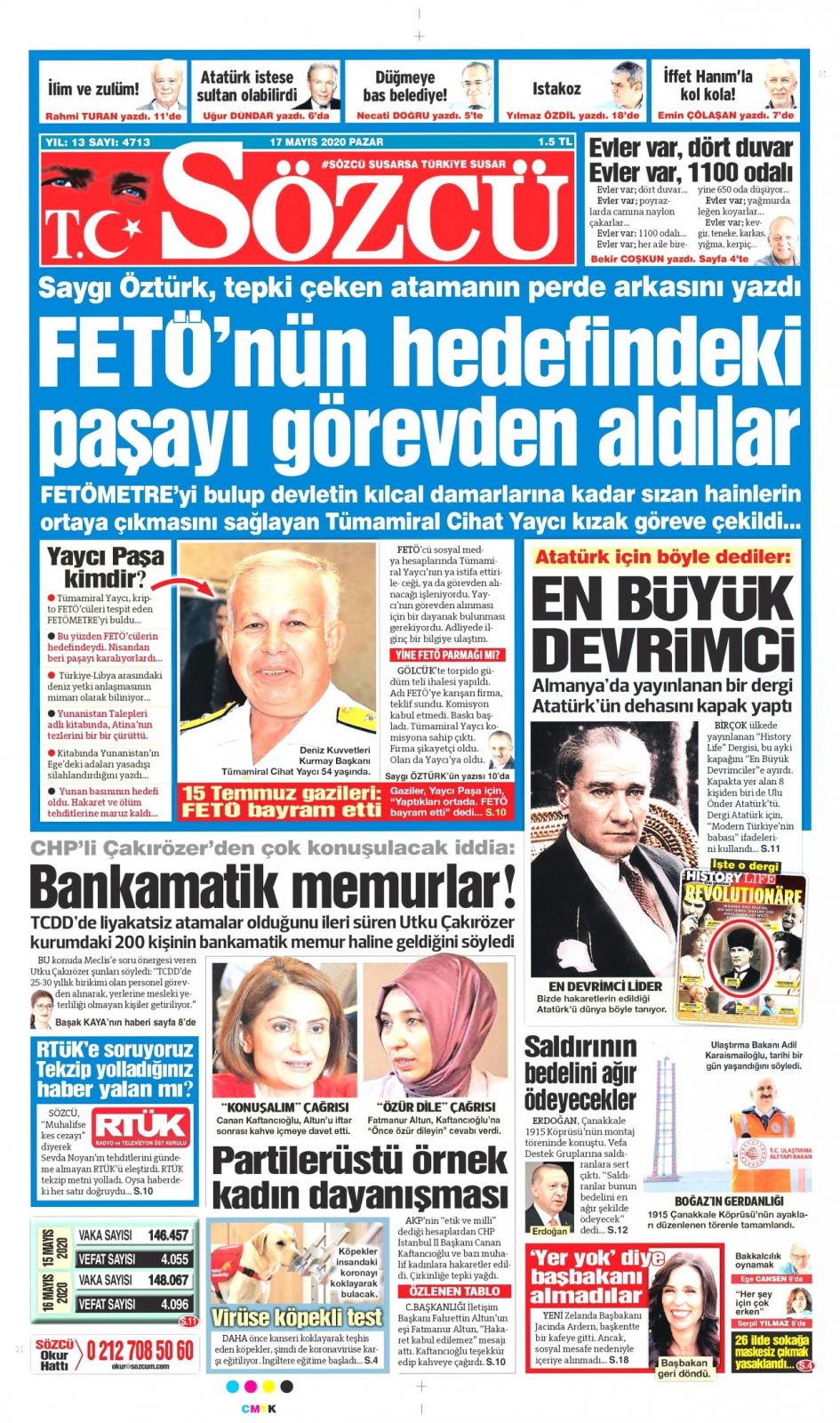 17 Mayıs gazete manşetleri 7