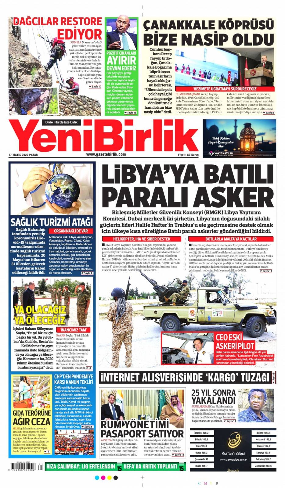 17 Mayıs gazete manşetleri 8