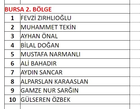 MHP milletvekili aday listesi! 2023 Seçimleri MHP milletvekili adayları 19