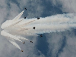 Gökyüzünde nefes kesen şov