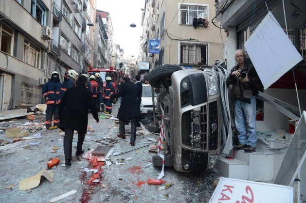 Taksim'deki patlama sonrası ilk görüntüler 13