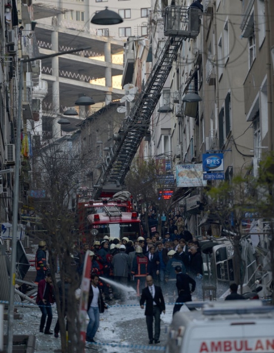 Taksim'deki patlama sonrası ilk görüntüler 21