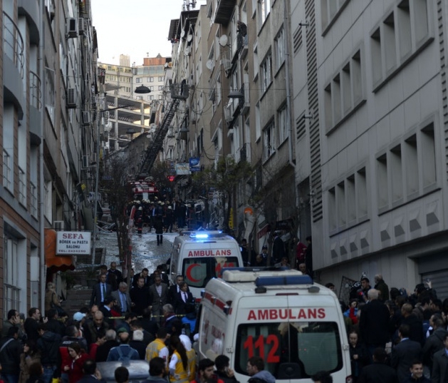 Taksim'deki patlama sonrası ilk görüntüler 23