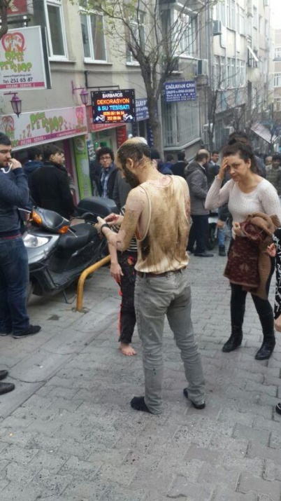 Taksim'deki patlama sonrası ilk görüntüler 4
