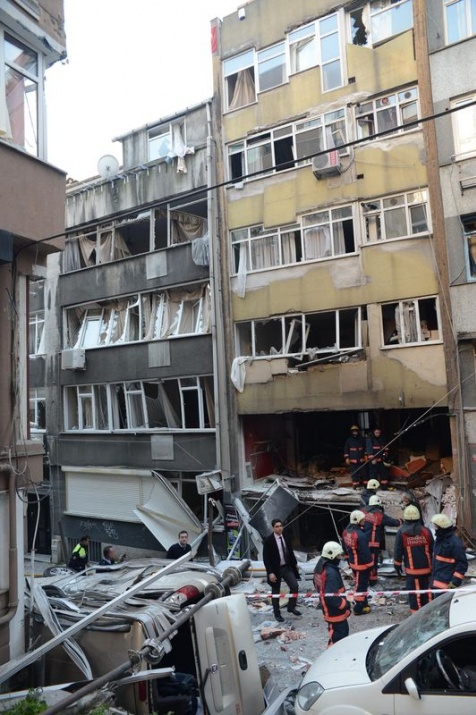 Taksim'deki patlama sonrası ilk görüntüler 6