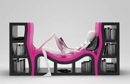 En ilginç tasarımlı kitaplıklar 2