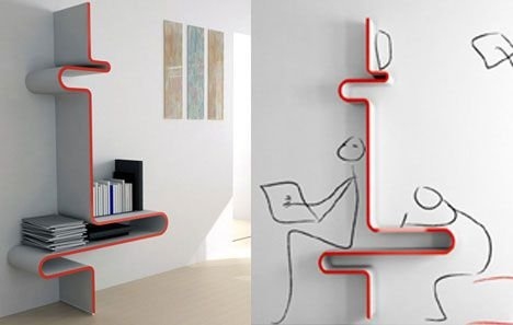 En ilginç tasarımlı kitaplıklar 21