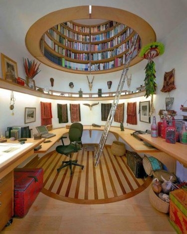 En ilginç tasarımlı kitaplıklar 31