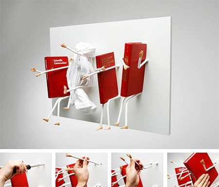 En ilginç tasarımlı kitaplıklar 9