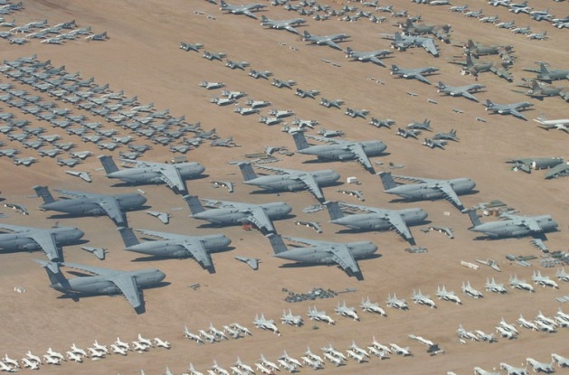 İşte dünyanın en büyük uçak mezarlığı 11