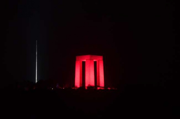 Çanakkale Şehitliği gece büyülüyor 1